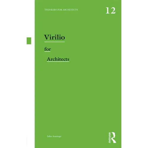 Virilio for Architects - Paperback