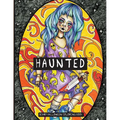 Haunted: Scary Halloween Coloring Book - Paperback