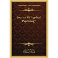 Journal Of Applied Psychology - Paperback