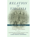 Relation of Virginia: A Boy's Memoir of Life with the Powhatans and the Patawomecks - Hardcover