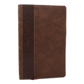 Nkjv, Personal Size New Testament, Brown Leathersoft, Red Letter, Comfort Print - Imitation Leather
