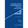 Conducting Interpretive Policy Analysis - Paperback