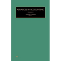 Advances in Accounting: Volume 18 - Hardcover