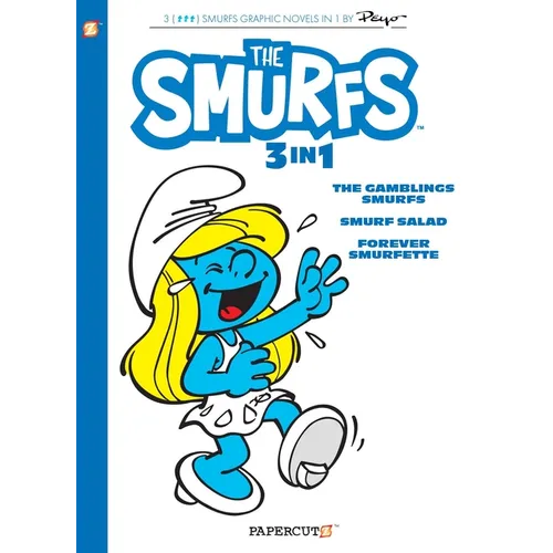 The Smurfs 3-In-1 Vol. 9: Collecting the Gambling Smurfs, Smurf Salad and Forever Smurfette - Paperback