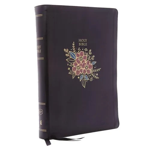 KJV, Deluxe Reference Bible, Super Giant Print, Imitation Leather, Black, Red Letter Edition - Imitation Leather