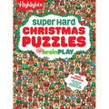 Brainplay Super Hard Christmas Puzzles: 200+ Challenging Christmas Puzzles, Mazes, Logic Games and Wordplay. Holiday-Themed Activity Book Gift for Kid - Paperback