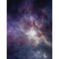 The World's Largest Sketchbook: Purple Celestial Space Draw, Doodle, or Sketch - Paperback