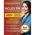 NCLEX PN Examination Study Guide: 3 NCLEX PN Practice Tests (450+ Questions) and Review Prep Book [3rd Edition] - Paperback