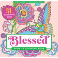 Blessed Adult Coloring Book (31 Stress-Relieving Designs) - Paperback