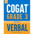 COGAT Grade 3 Verbal: 3 Practice Tests - Level 9 - Paperback