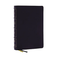 Nkjv, Large Print Thinline Reference Bible, Blue Letter, MacLaren Series, Leathersoft, Black, Comfort Print: Holy Bible, New King James Version - Imitation Leather