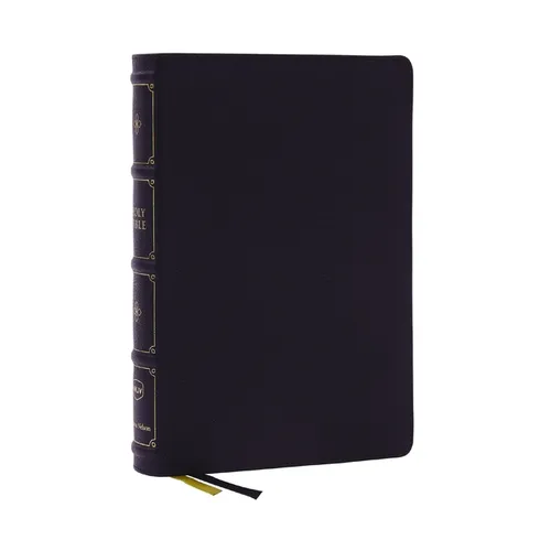 Nkjv, Large Print Thinline Reference Bible, Blue Letter, MacLaren Series, Leathersoft, Black, Comfort Print: Holy Bible, New King James Version - Imitation Leather