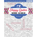 Happy Quilter Word Search: 72 Large Print Puzzles for Quilt Lovers - Paperback