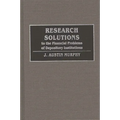 Research Solutions to the Financial Problems of Depository Institutions - Hardcover