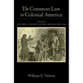 Common Law in Colonial America, Volume II: The Middle Colonies and the Carolinas, 1660-1730 - Hardcover