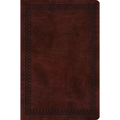 ESV Value Compact Bible (Trutone, Mahogany, Border Design) - Imitation Leather