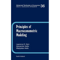Principles of Macroeconometric Modeling: Volume 36 - Hardcover