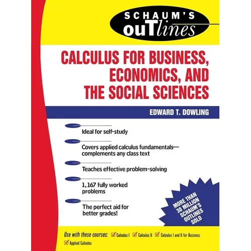 Schaum's Outline of Calculus for Business, Economics, and the Social Sciences - Paperback
