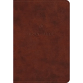 ESV Large Print Value Compact Bible (Trutone, Chestnut) - Imitation Leather