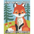 Baby animal quest color by number: Featuring Incredibly Cute and Lovable Baby Animals from Forests, Jungles, Oceans and Farms color by number for Stre - Paperback