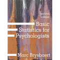 Basic Statistics for Psychologists - Paperback