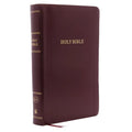 KJV, Reference Bible, Personal Size Giant Print, Leather-Look, Burgundy, Red Letter Edition - Imitation Leather