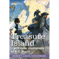 Treasure Island: with color illustrations by N.C.Wyeth - Hardcover