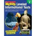 Scholastic News Leveled Informational Texts: Grade 4: High-Interest Passages Written in Three Levels with Comprehension Questions - Paperback