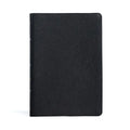 KJV Large Print Thinline Bible, Black Genuine Leather, Indexed - Leather