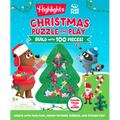 Christmas Puzzle and Play: Build with 100 Pieces!: Holiday Set with Hidden Objects and Plus-Plus Building Blocks for Kids Ages 5 and Up - Hardcover