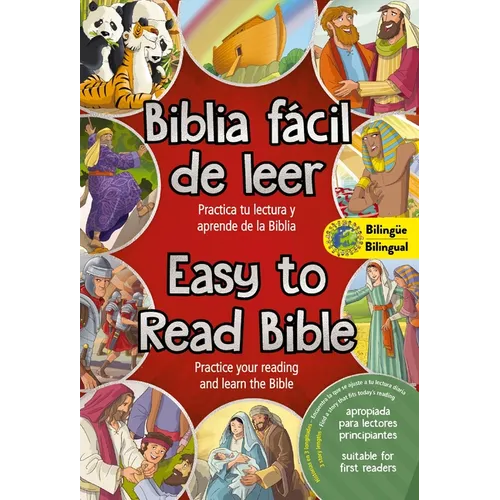 Easy to Read Bible (Bilingual) / La Biblia Fácil de Leer (Bilingüe): Practice Your Reading and Learn the Bible - Hardcover