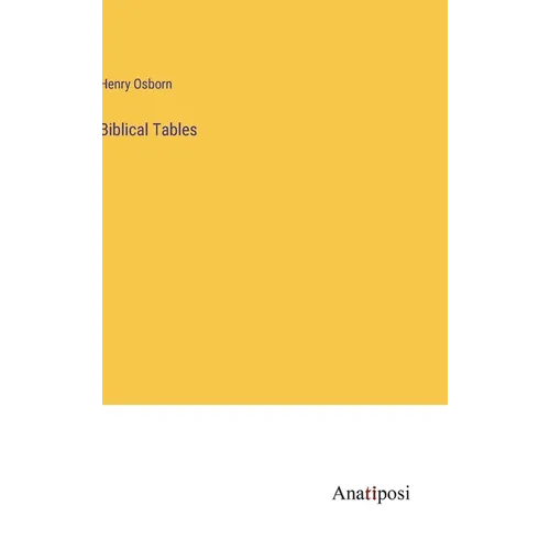 Biblical Tables - Hardcover