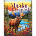 Alaska Coloring Book for Kids and Adults: Great for teachers and homeschool (28 pages of Alaska state facts to color) - Paperback