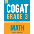 COGAT Grade 3 Math: Three Practice Tests - Level 9 - Paperback