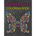 Butterflies Coloring Book: Best Gift on Birthday Anniversary and Festival for Adults Men and Women - Amazing Stress Relieving Mandala Design Butt - Paperback