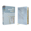 Niv, Student Bible, Leathersoft, Teal, Thumb Indexed, Comfort Print - Imitation Leather