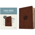 KJV Wide Margin Bible, Filament Enabled (Leatherlike, Dark Brown Medallion, Red Letter) - Imitation Leather