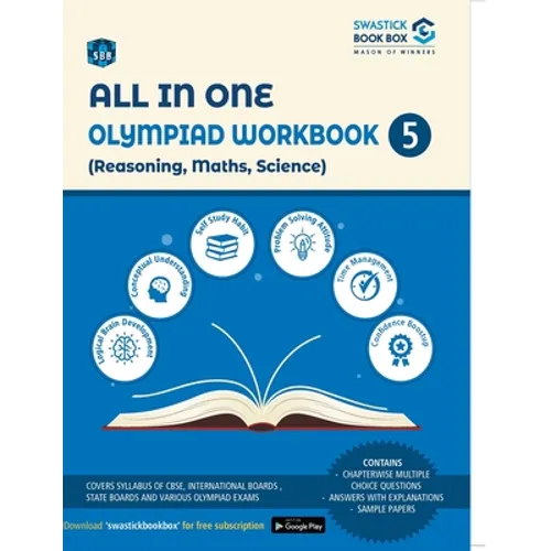 All in One Olympiad Workbook for Reasoning, Maths & Science - Class 5 - Paperback