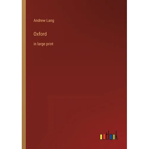 Oxford: in large print - Paperback