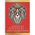 Color Frame Keep. Adult Coloring Book ANIMALS: Relaxation And Stress Relieving Lions, Pandas, Elephants, Birds, Dogs, Cats And More - Paperback