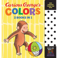 Curious George's Colors: High Contrast Tummy Time Book - Board Book