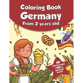 Coloring book for kids - Germany (from 2 years old): 50 coloring pages + 500 to download & print! - Paperback