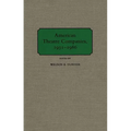 American Theatre Companies, 1931-1986 - Hardcover