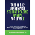 TABE 11and 12 Consumable Student Reading Manual for Level E - Paperback