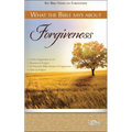 What the Bible Says about Forgiveness - Paperback