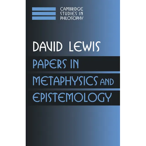 Papers in Metaphysics and Epistemology: Volume 2 - Paperback