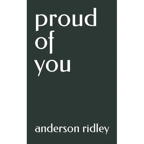 proud of you - Paperback