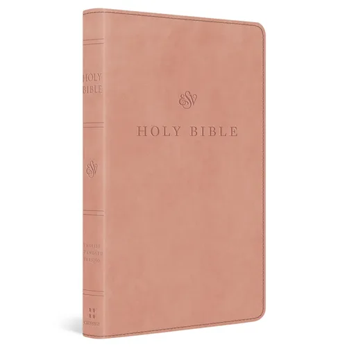 ESV Premium Church Bible, Large Print (Trutone, Blush Rose) - Imitation Leather