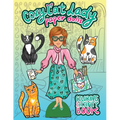 Cozy Cat Lady Paper Dolls Coloring and Activity Book: A Cut Out and Dress Up Book for Cat Lovers - Paperback