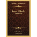 Poems Of Emile Verhaeren - Paperback